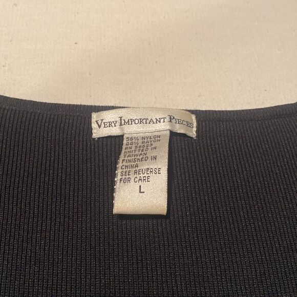 Vintage Very Important Pieces Sequin Floral Tank Top Size L - Picture 3 of 7